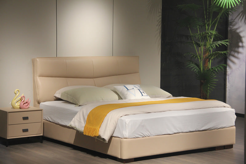 NestWorks Oslo Leather Bed