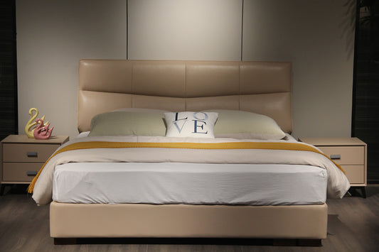 NestWorks Oslo Leather Bed